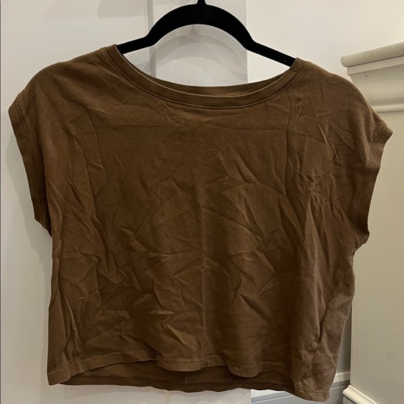 Madewell Tops - Madewell Casual Brown Women's Crop Top